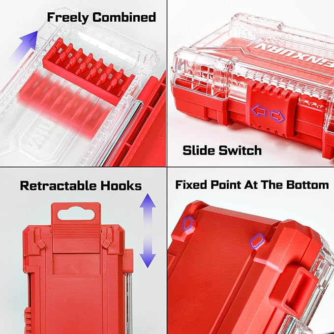 107Pieces Impact Screwdriver Bits Set, Magnetic S2 Steel - Image 5