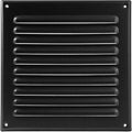 Vent Systems 8 x 8 Inch Black Metal Soffit Vent Cover by VentSystems