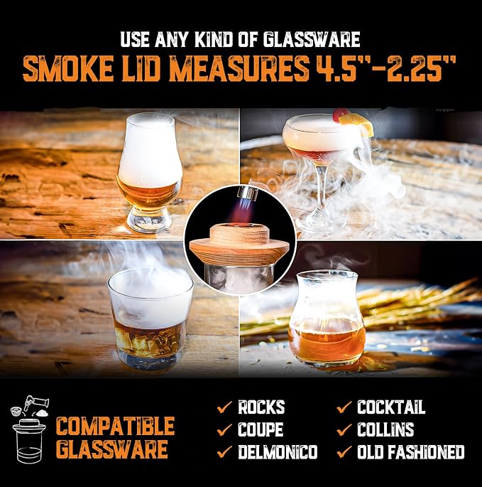 Whiskey Smoker Kit with Torch - Image 4