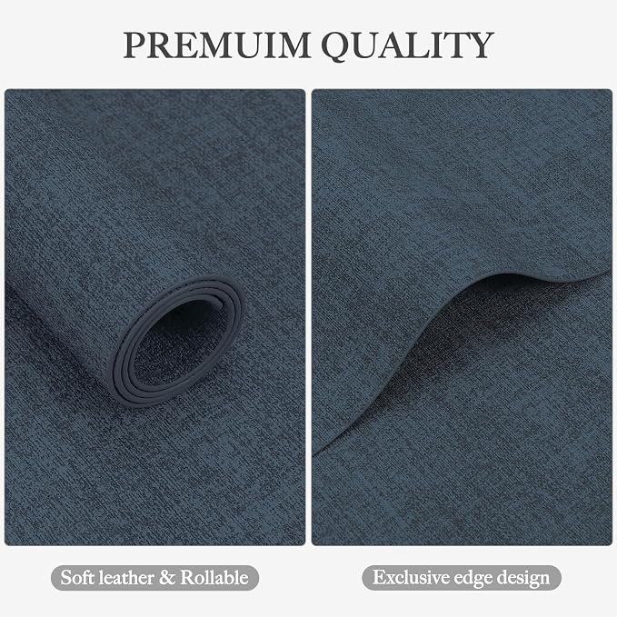 Faux Leather Heat Resistant Placemats Set of 4 – Waterproof Oilproof Wipeable - Image 4