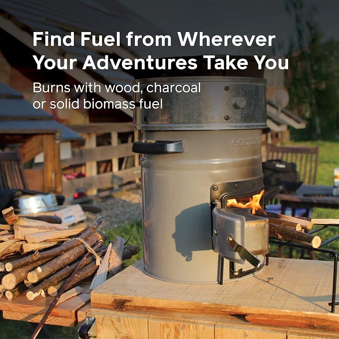 EcoZoom Rocket Stove – Heavy Duty Dual Fuel Portable Camping & Emergency Stove - Image 3