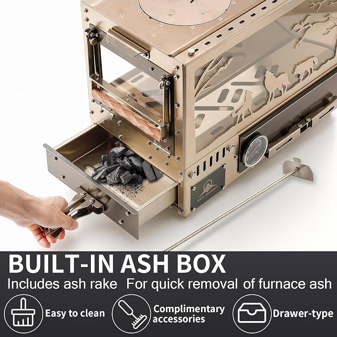 M8 Pellet Stove with Pellet Burner/Oven/Base - Image 8