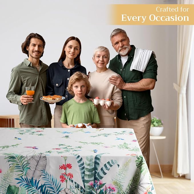 Maison d' Hermine Table Cloth Rectangle Table 100% Cotton 60 x 108 Inches - Image 6