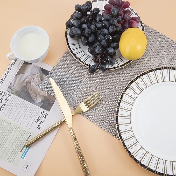 SLKQG Sliver Placemats Set of 8 - Image 5