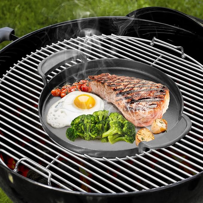 onlyfire Double-Side Hinged Cooking Grate, Gourmet BBQ System Replaced Grilling - Image 5