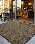 DEXI Front Door Mat Outside Entrance, 4x6 ft Rubber Entry Doormat Heavy Duty by DEXI