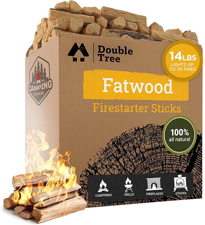Double Tree Fatwood Fire Starter Sticks by DoubleTreeForestProducts