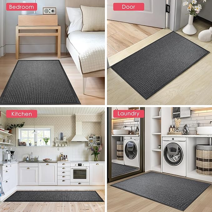 Kuyal Front Door Mat, Waterproof Welcome Mats - Image 5