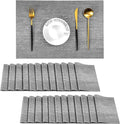 Leetaltree Grey Placemats, Heat Resistant Non-Slip Place mats by Leetaltree-ArtatEveryTable