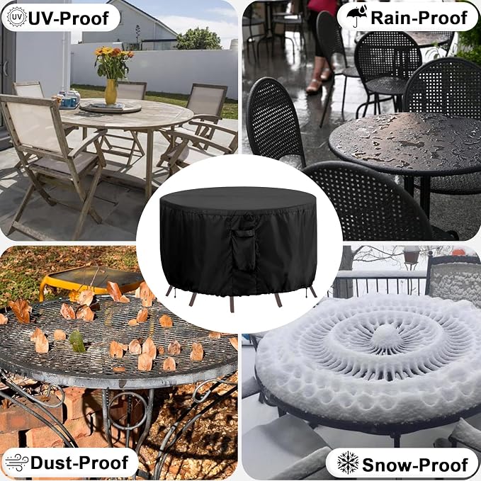 OutdoorLines Outdoor Waterproof Patio Table Furniture Set Covers - Image 7