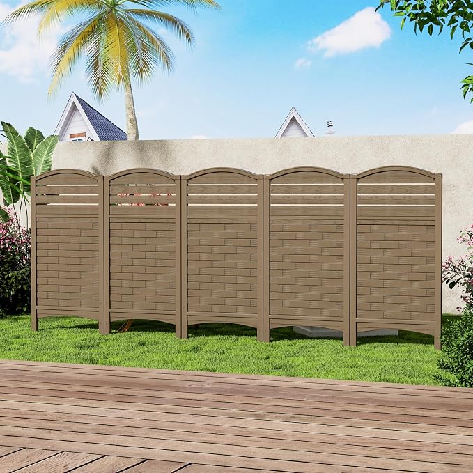 Outdoor Fence Privacy Panels, Resin Privacy Fence Panels - Image 8