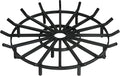 SteelFreak Super Heavy Duty Wagon Wheel Firewood Grate by SteelFreak