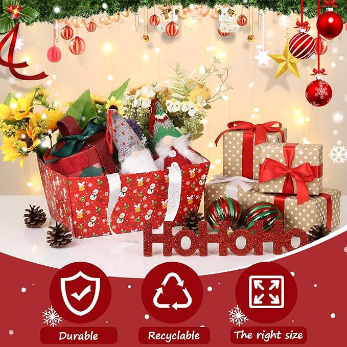 Pinkunn 48 Pcs Basket for Gifts Empty DIY Bulk Party Gift Basket Kit - Image 3