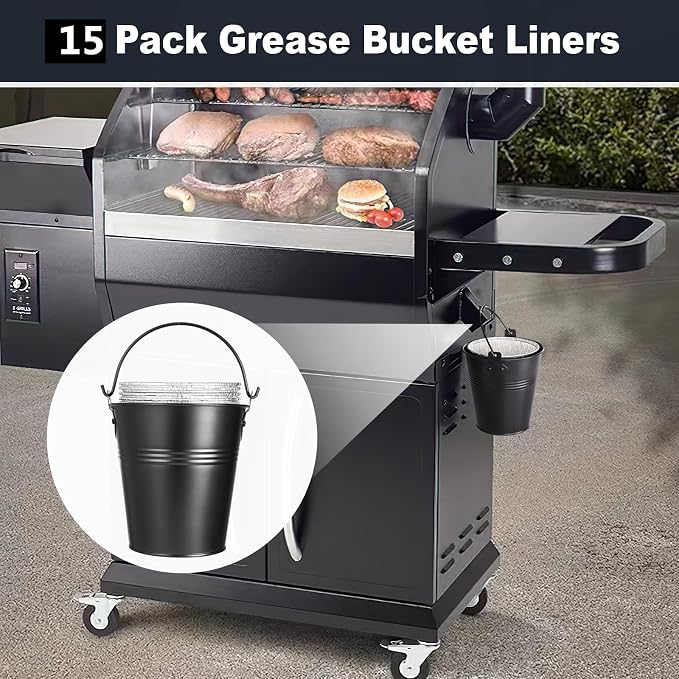 15 Pack BAC407 Grease Bucket Liner - Image 7