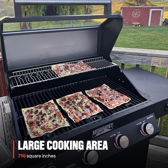 Monument Grills Denali 425, Smart Liquid Propane Gas Grill 4+1 Burner BBQ Grill - Image 8