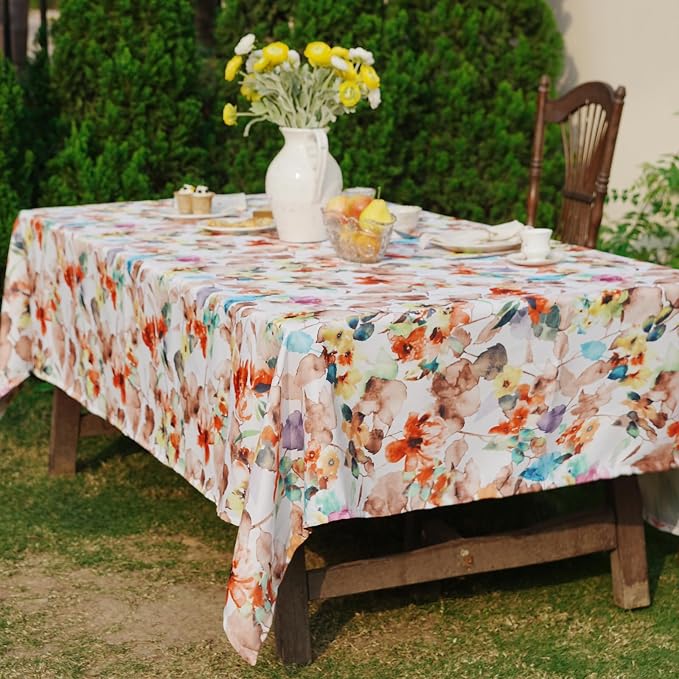 Rectangle Outdoor Tablecloth 60 x 108 Inch, Spillproof Waterproof Tablecloth - Image 6