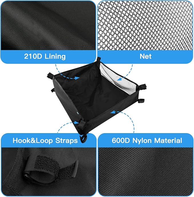 Xxerciz Storage Basket for Coleman Outdoor Camping Table, Portable Mesh Bag - Image 4