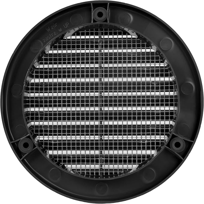 4 Inch Black Air Vent Cover – Pack of 10 – Plastic Round Air Vent Grill Cover - Image 9