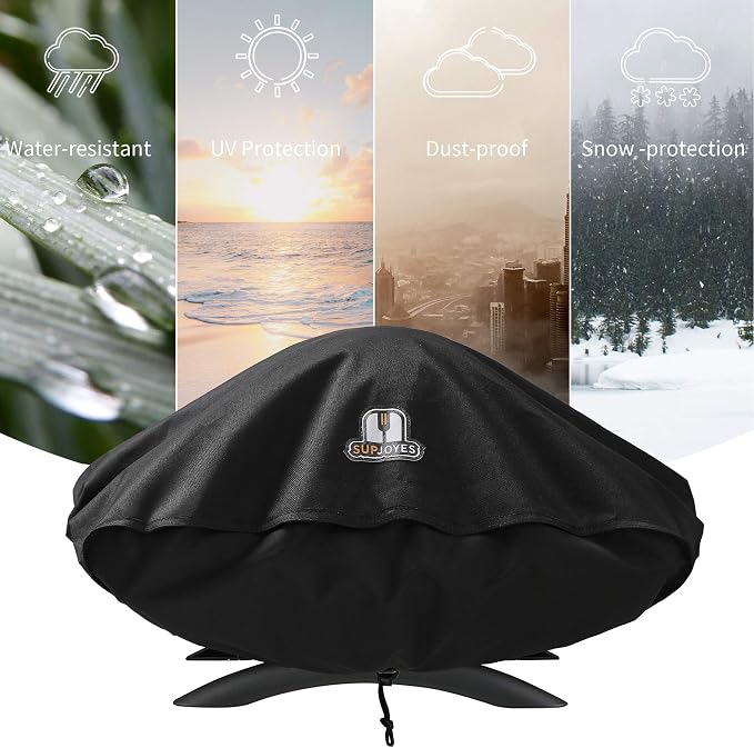 SUPJOYES Grill Cover for Weber Q Series Grills, Portable BBQ Cover for Weber - Image 7