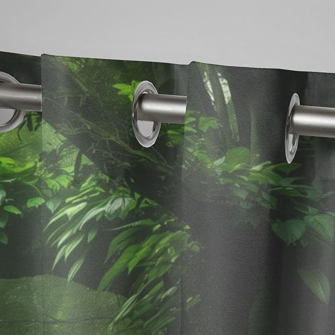 Nature Theme Waterproof Outdoor Curtains - Image 4