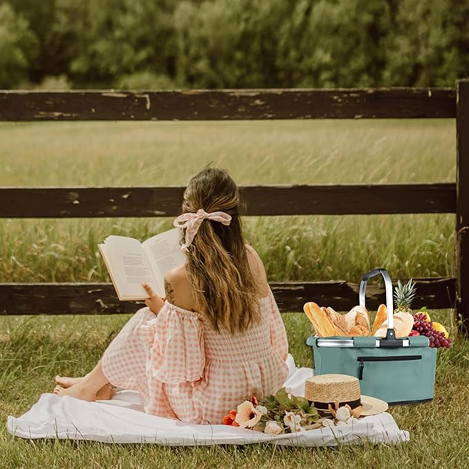 Picnic Basket, SIYUAN Shopping Basket - Image 5