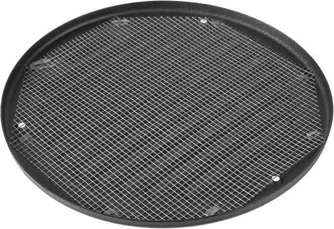 Round Ventilation Grille / 6'' Inch Inside Measurement/Black Metal Air Vent - Image 5