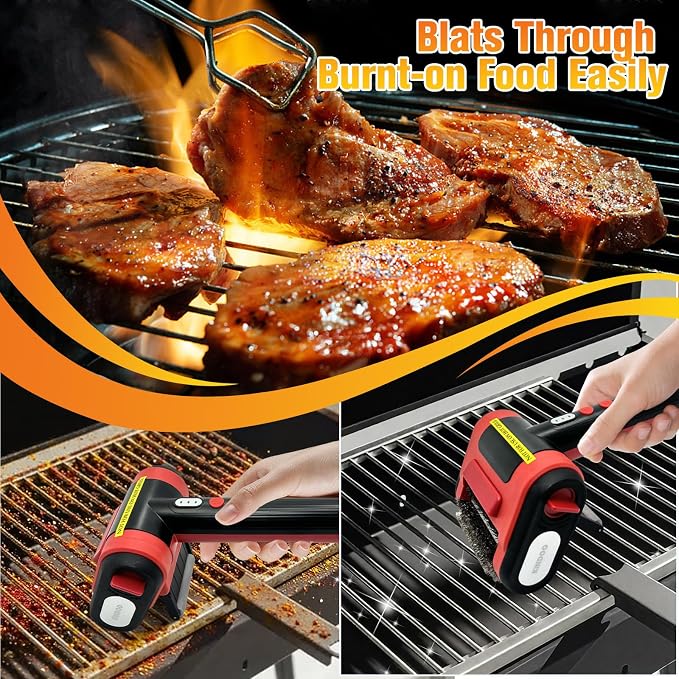 Grill Cleaner for Outdoor Grill, Electric Grill Brush for Grill - Image 2