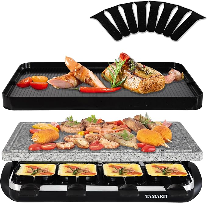 TAMARIT Raclette Table Grill Portable 3 in 1 Korean Barbecue BBQ Electric - Image 7