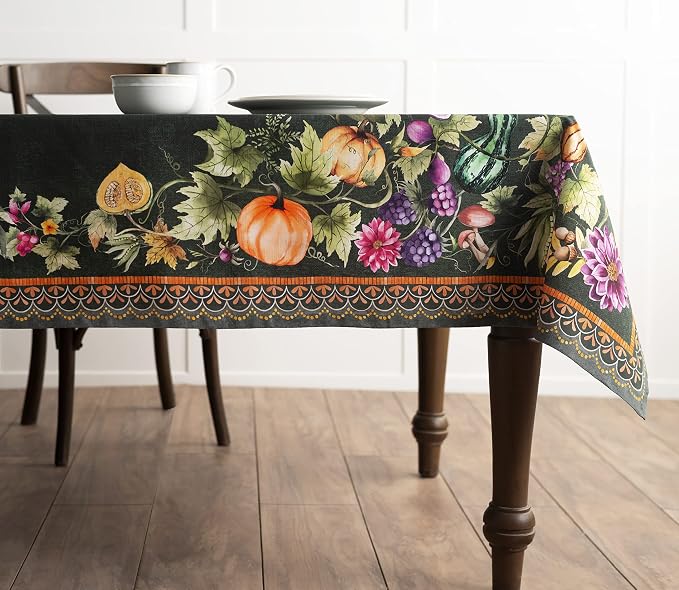 Maison d' Hermine Table Cloth Rectangle Table 100% Cotton 54 x 72 Inches Fall - Image 7