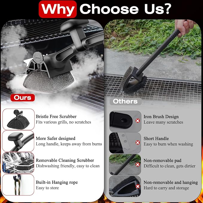 Grill Brush for Outdoor BBQ - Image 6