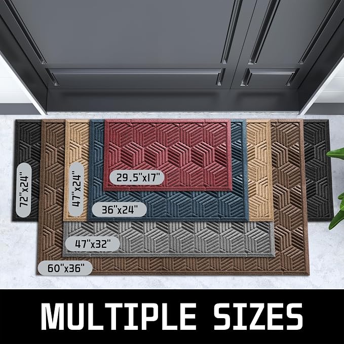 Yimobra Door Mats Outdoor 29.5x17, All-Season Waterproof Outdoor Mats - Image 5
