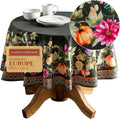 Maison d' Hermine Table Cloth Round Table 100% Cotton 63 Inches Fall Tablecloth by MaisondHermine