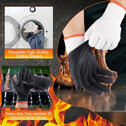 BBQ Gloves for Cooking Baking Grilling - Image 5