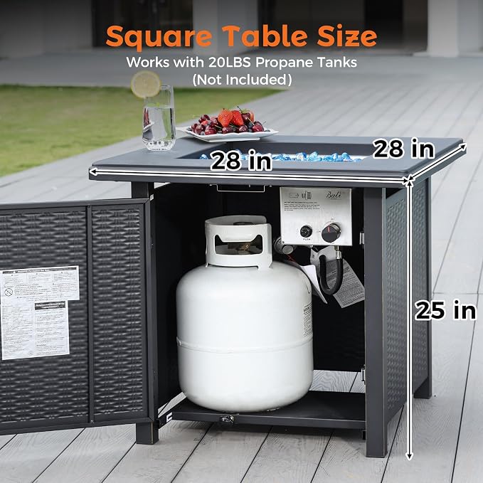 BALI OUTDOORS 50000 BTU Propane Fire Pit - Image 9