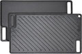 VEVOR Reversible Grill/Griddle, 17x10'' Pre-Seasoned Cast Iron Griddle by VEVOR