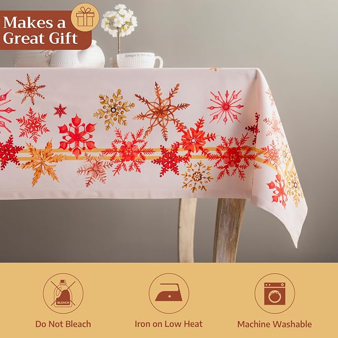 Maison d' Hermine Table Cloth Rectangle Table 100% Cotton 60 x 120 Inches Fall - Image 5