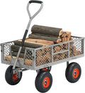 Heavy Duty 900 lbs Capacity Mesh Steel Garden Cart by Unknown