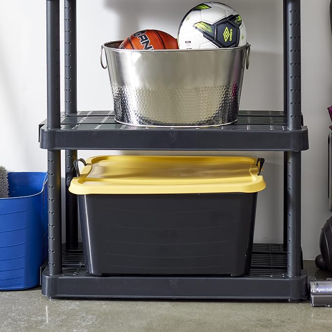 Life Story 6 Pack Heavy Duty Stackable Storage Bin, 55 Quart Home Organizer - Image 8