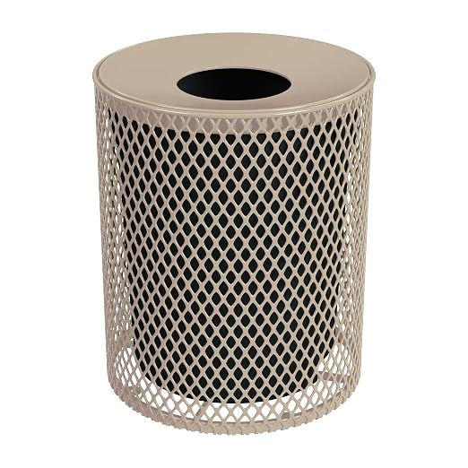 Leisure Craft Heavy-Duty 32 Gallon Receptacle, Liner Included, Made by LeisureCraft