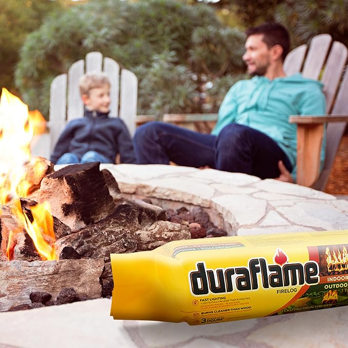 Duraflame 12-Pack Fire Logs for Indoor and Outdoor Use, 3-Hour Burn, 4.5 Lb Each - Image 5