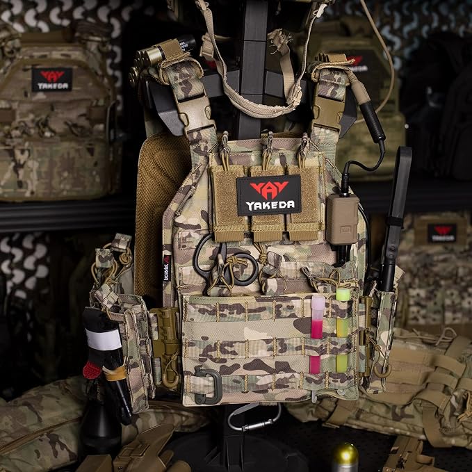 vAv YAKEDA Camo Tactical Outdoor Carrier Vest - Image 6