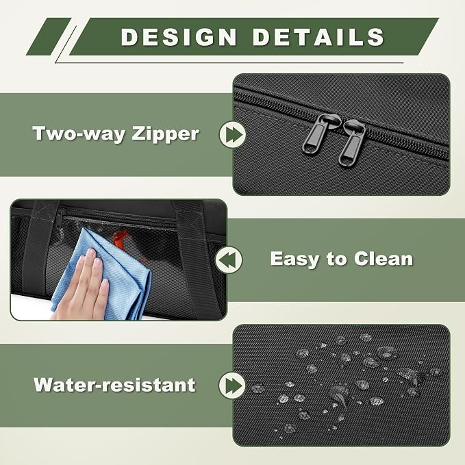 Grill Tool Storage Bag, Outdoor BBQ Utensil Holder - Image 3