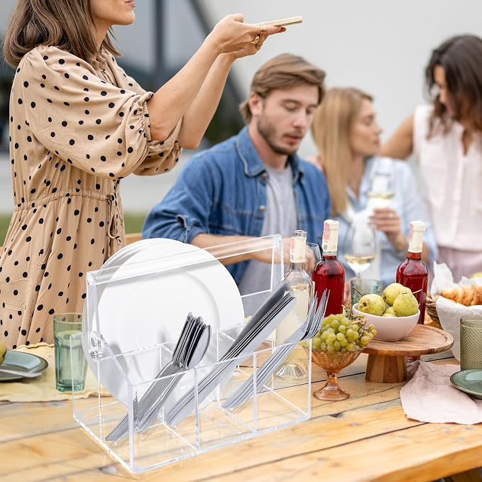 Acrylic Utensil Holder - Image 9