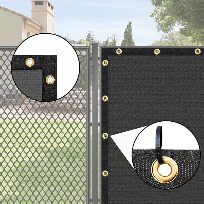 UPGRADE Privacy Screen 3' x 16' Fence Commercial Shade Cover - Image 3