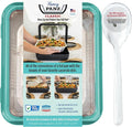 Fancy Panz - Aqua Classic Aluminum Foil Pan Carrier - Elevated Food Serving by FancyPanz