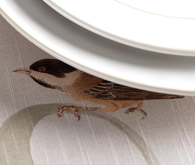 Maison d' Hermine Table Cloth Round Table 100% Cotton 63 Inches Fall Tablecloth - Image 8