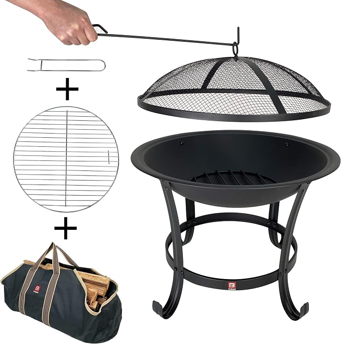 FireBeauty Fire Pit BBQ Grill Pit Bowl - Image 2