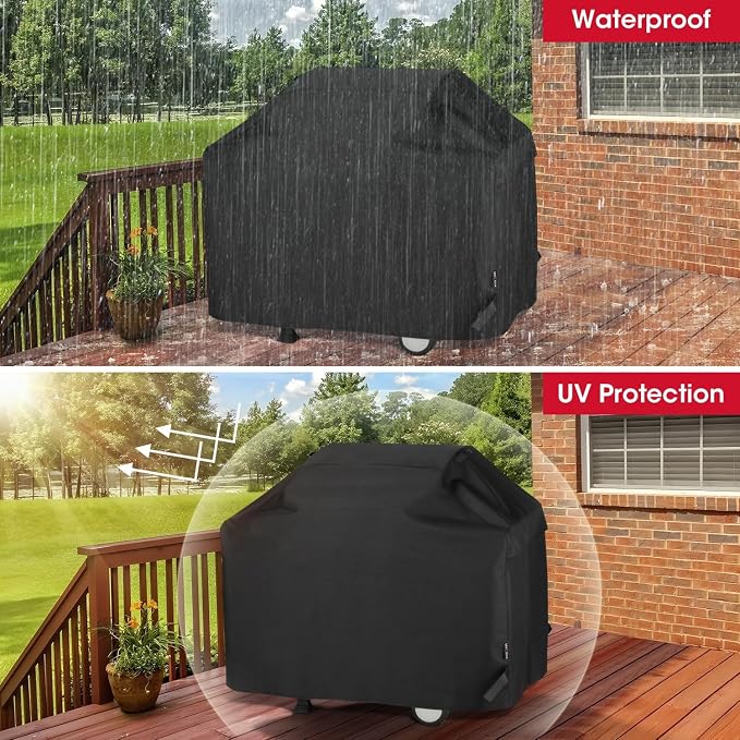 Unicook Heavy Duty Waterproof Barbecue Gas Grill Cover, 65-inch BBQ Cover - Image 9