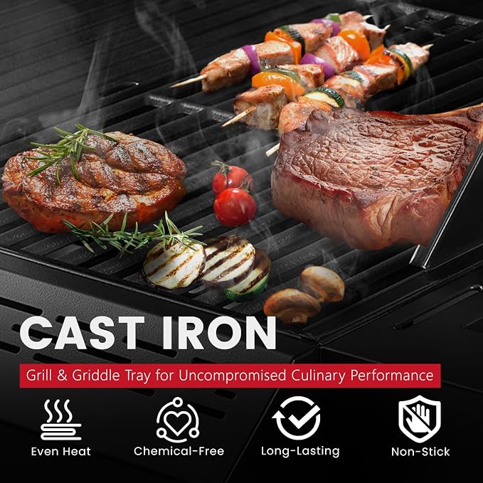 4 Burner Propane Grill, 50000 BTU BBQ Grill - Image 6