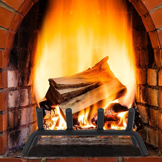 STBoo Fireplace Grate 14inch Heavy Duty - Image 8